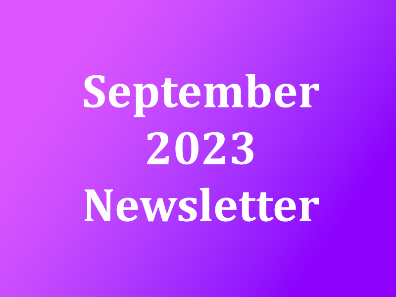 September 2023 Newsletter