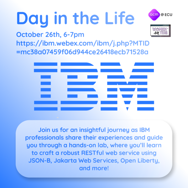 A Day in the Life at IBM online meeting October 26 at 6:00
